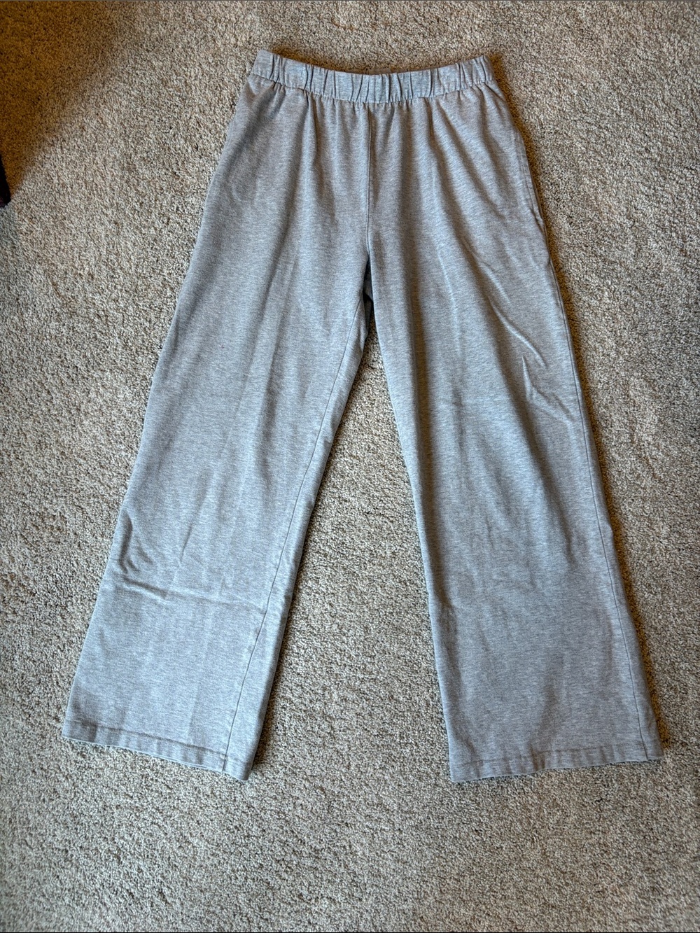 Brandy Melville Gray Wide-Leg Sweatpants. One size.  Price to sell.